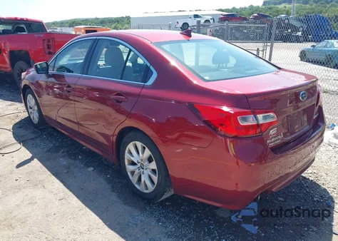 2016 Subaru Legacy 2.5I Premium z USA, uszkodzony, nr VIN 4S3BNBC6XG3031190